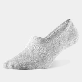 WANDER No Show Socks Mens 7 Pairs Cotton Thin Non Slip Low Cut Mens Invisible Casual Socks (7grey, Size 6-8)
