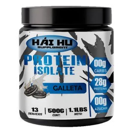 Proteína Whey Hidrolizada Isolate Hái Hu Sabores Galleta BCAA Glutamina                                                                               