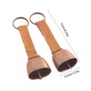 2 Pack Small Cow Bell for Dog Collar, Loud Bear