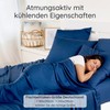 Navy Blue Bed Sheets without Elastic Bamboo | Cooling 180
