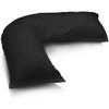 Easy Care V Shaped Pillowcase Plain Dyed Polycotton Machine Washable