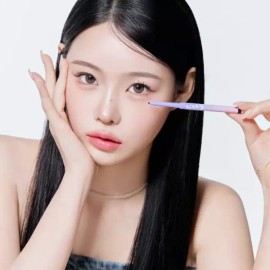Peach C. [피치씨] 슬림 워터프루프 아이라이너 2mm 초슬림 펜슬 고발색 픽시라이너 [Peach C] Slim Waterproof Eyeliner 2mm Ultra Slim Pencil High Color Pigment Liner [Black]