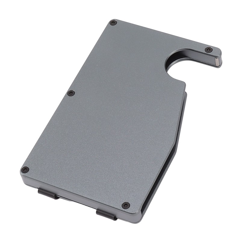 Minimalist Card Holder Aluminum Alloy Auto Ejected Anti Theft Credit