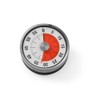 HENDI Analoge Küchenuhr, Einstellbar bis 60 Minuten, Küchentimer , ø80x(H)30mm