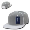 DECKY Piped Crown Snapbacks, White