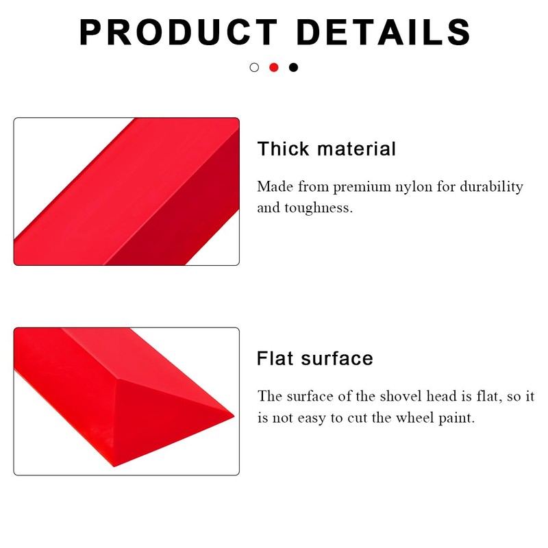 DXNQ Chisel Scraper, Non-Marring High Impact Resistant Nylon Razor Scraper