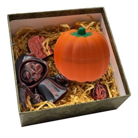 Pumpkins for Decorating, 3D Printed Dark Pumpkin Head, Cosplay Prop Festive Atmosphere Ornament for Collectible Photo Display Indoor Desktop Porch Desk Yard Holiday Home Window