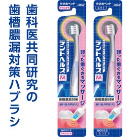 デントヘルハブラシ やさしくケア マッサージ やわらかめ 6本