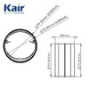 Kair Connector with Backdraught Shutter 100mm - 4 inch Non-Return