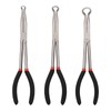 CASOMAN 3Pcs 11" Hose Gripper Plier Set, Black & Red,