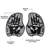 arena Hand Paddle Vortex Palette per Nuoto, Accessorio da Allenamento