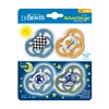 Dr. Brown's Dr. Brown's Advantage Pacifiers, Stage 2, Blue, 4-PK,