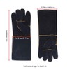 Welding Gloves, Heat Resistant Fire Proof Gauntlets, Fireside Gloves for