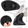 MTAZEG Wireless vertical Mouse Rechargeable Ergonomic Mouse 2.4G USB Optical