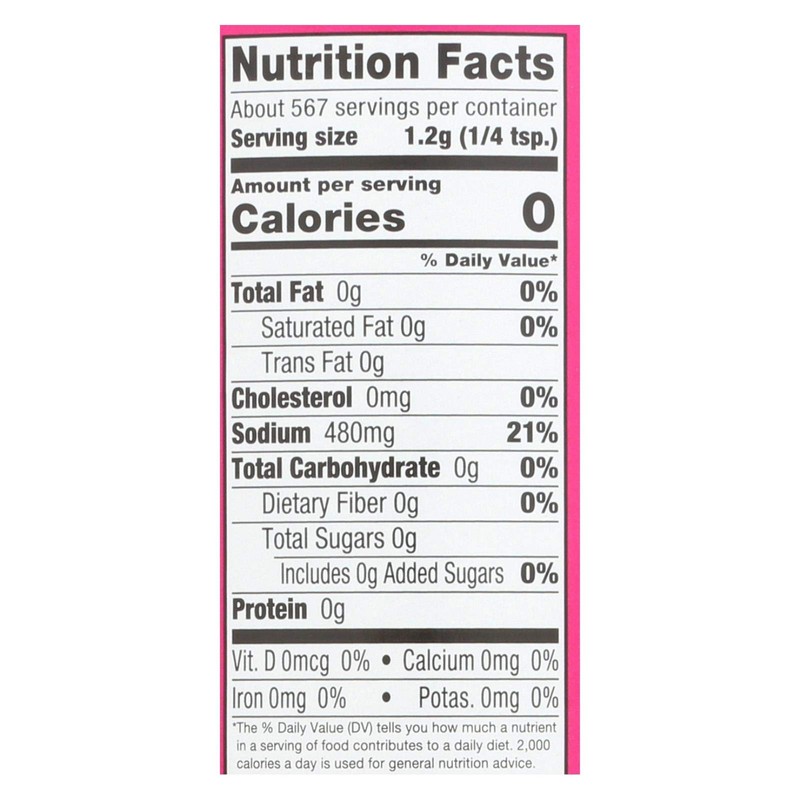 ALESSI FINE HIMALAYAN PINK SALT 24 OZ SHAKER ( 1