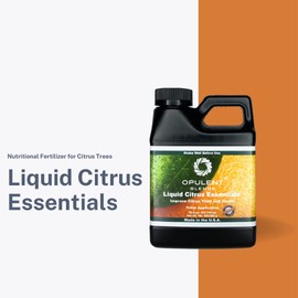 Liquid Citrus Essentials | (16 fl. oz.) | Increase Yield and Health of Citrus Trees | Liquid Fertilizer for Citrus Trees | Foliar Applied | EDTA Free | Amino Acid Complexed Nutrients