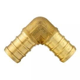 EFIELD 50 PCS 1/2" PEX ELBOW - NSF CERTIFIED BRASS CRIMP FITTINGS, LEAD-FREE