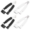 sourcing map 4 Pcs Black+White Guitar String Winder Cutter Pin
