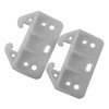 AXLIZER 6PCS Plastic Drawer Guides, Drawer Rail, Center Mount Dresser