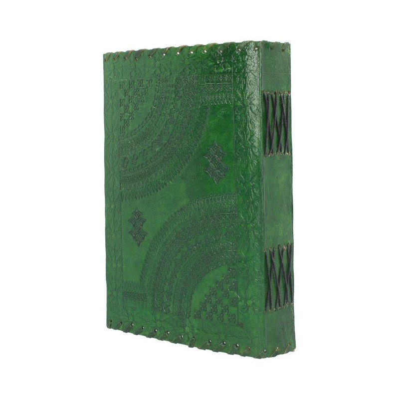 Nemesis Now Greenman Leather Journal With Lock 28cm Green