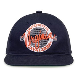 The Game One Size Fits Most Retro Circle Design Hat, Navy