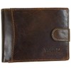 Riegel Men's Leather Wallet, brown, Cosmetic case