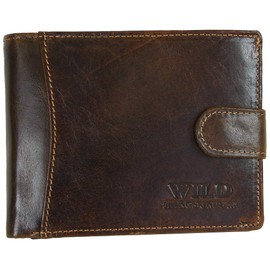 Riegel Men's Leather Wallet, brown, Cosmetic case
