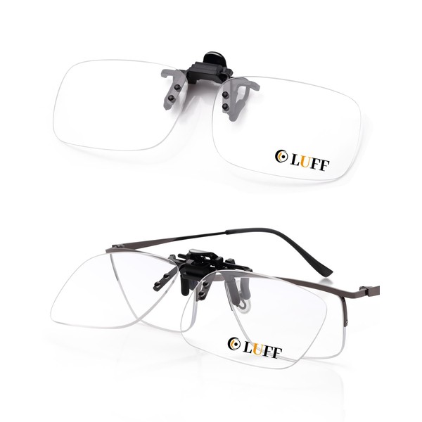 LUFF Reading Glasses Clip on for Men Women,Portable Flip up