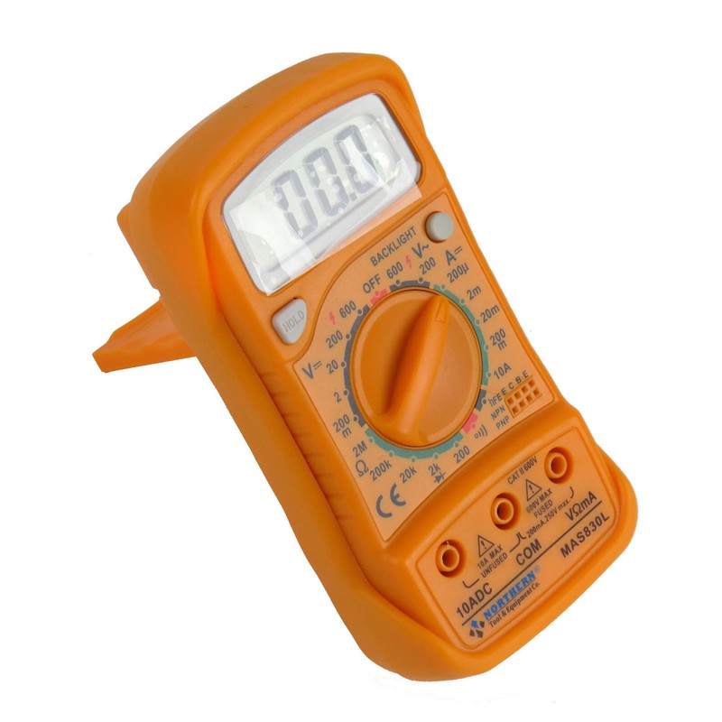 Northern Tool MAS830L AC/DC 600V Digital Pocket Multimeter Voltage Tester