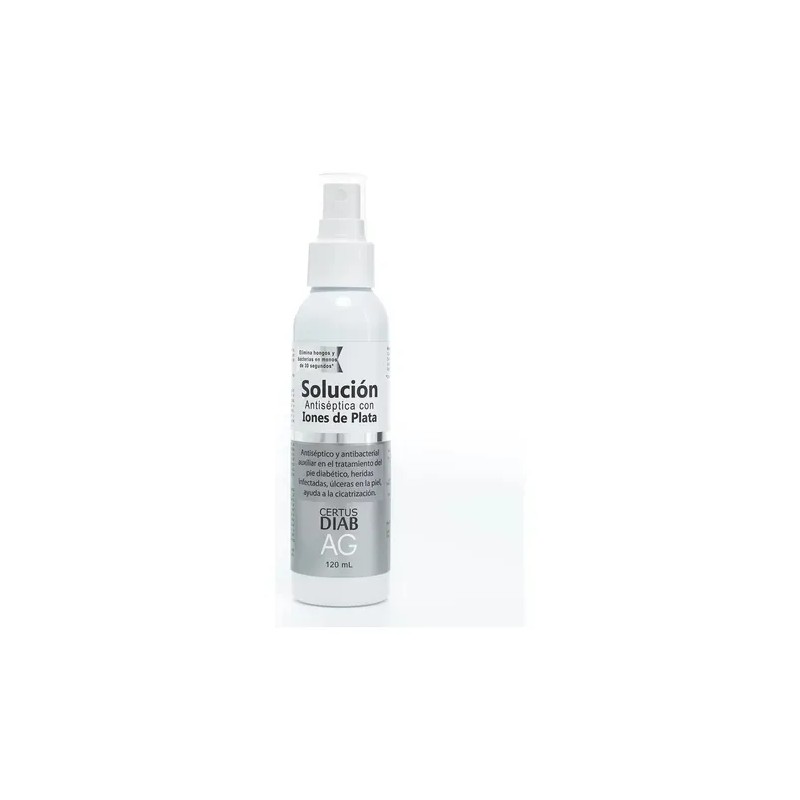Solucion Iones Plata Antiseptico Cicatrizante 120ml