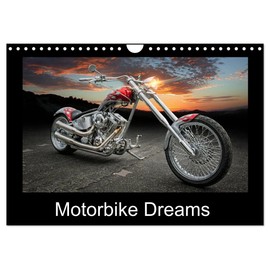 Motorbike Dreams (Wall Calendar 2026 DIN A4 Landscape), CALVENDO 12 Month Wall Calendar