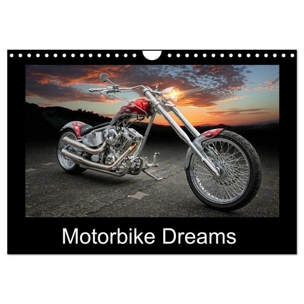 Motorbike Dreams (Wall Calendar 2026 DIN A4 Landscape), CALVENDO 12