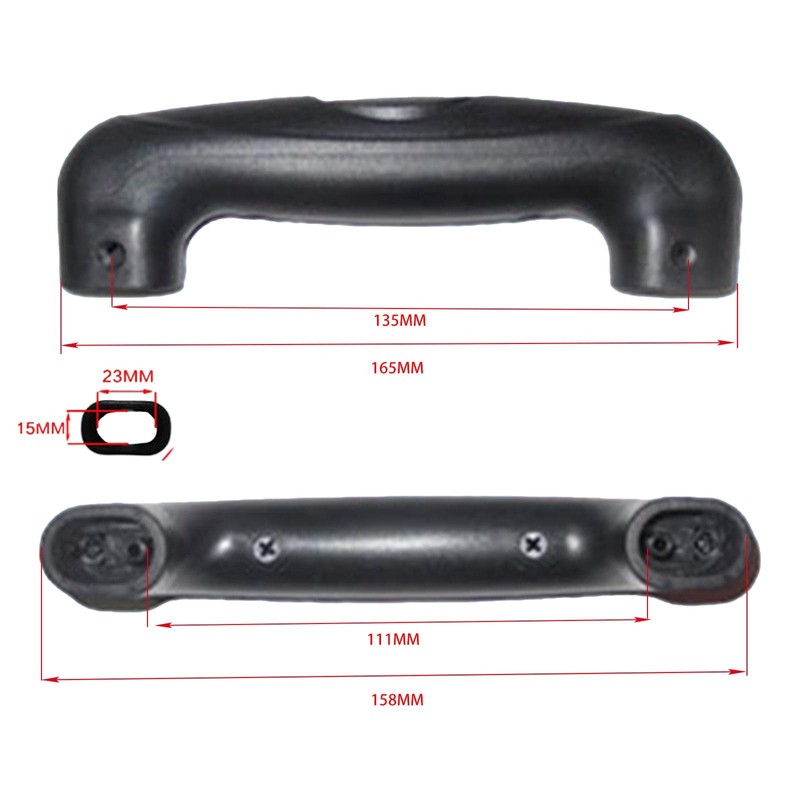 LOVIVER Replacement Luggage Trolley Handle, Carrying Case Pull Handle Suitcase