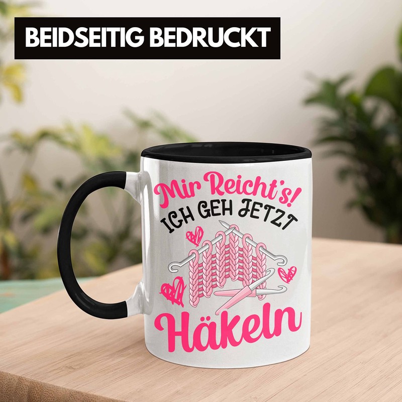Trendation - Häkeln Zubehör Tasse Geschenk Stricken Geschenke Häkel Oma