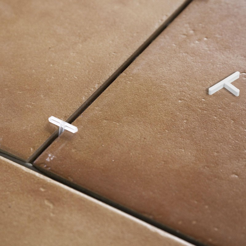 sourcing map 600Pcs Wall Floor Tile Plastic T-Shape Spacers Tiling