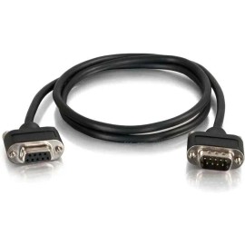 UD_C2G 35ft CMG-Rated DB9 Low Profile Cable M-F
