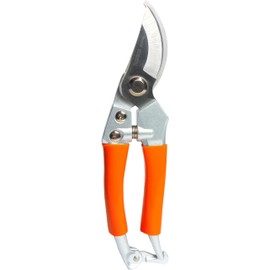 Hand Pruner Garden Shears - Professional Heavy Duty Stainless Steel Bypass Pruner with Safety Lock Bypass Pruning Shears