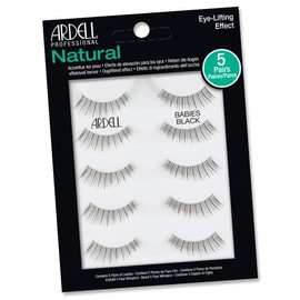Ardell False Eyelashes Natural Babies Black, 1 pack (5 pairs per pack)