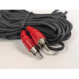 CES 20 FOOT SPEAKER WIRE RCA PLUG - RCA PLUG