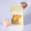 3MM Acrylic Mirror Sheet, 1/18'' Gold 12" x 12" Mirrored