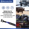 MichaelPro 3" x 20' Heavy Duty Tow Strap with D-Ring