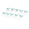 100 Pcs Shaped Paper Clips 2 Color Metal Material Light