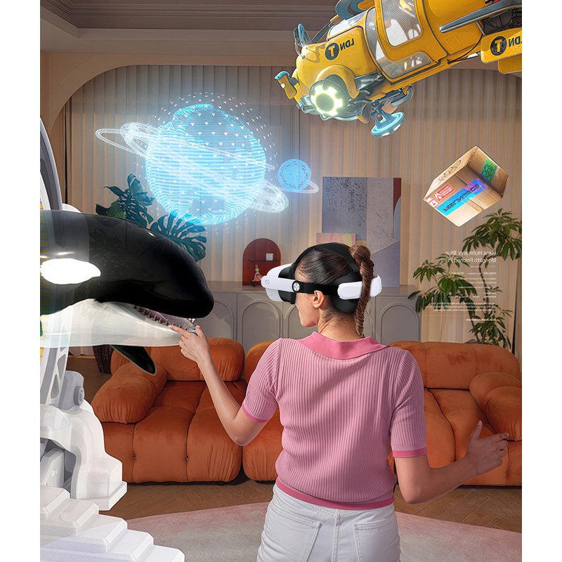 Adjustable Head Strap for Meta Quest 3S/Quest 3/Quest 2, Lightweight