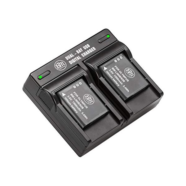 BM Premium 2 LI-90B, LI-92B Batteries and Dual Battery Charger
