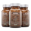 Flow Digestive Support | Fibra Con Enzimas + B12 | 6 Frascos
