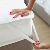 Quilted Mattress Protector with Strap Breathable Comfortable Mattress Cover Topper