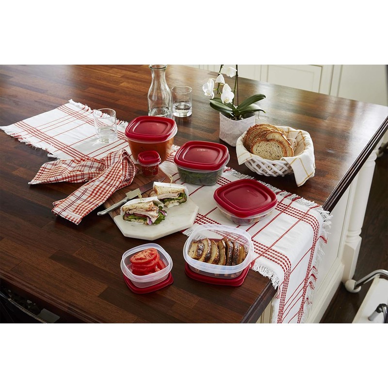 Rubbermaid 2066488 Easy Find Lids 17 Piece Storage Containers BPA