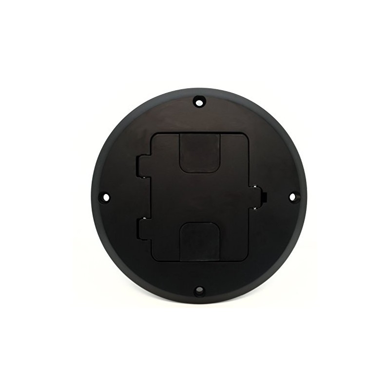 RiteAV Cat6 Shielded Ethernet Coax Cable TV Floor Box -