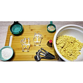 PoozyCatz - Chonky Kitty Cookie Cutter Set - 2 Pieces - Large 4" Size - Front and Back Cat Butt Cookie Cutters - Baking Supplies - Fondant - Candy - Sandwich Maker