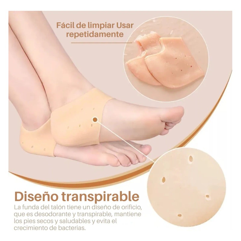 Plantilla Protector Silicon Talon Golpes Callos Pies Protege